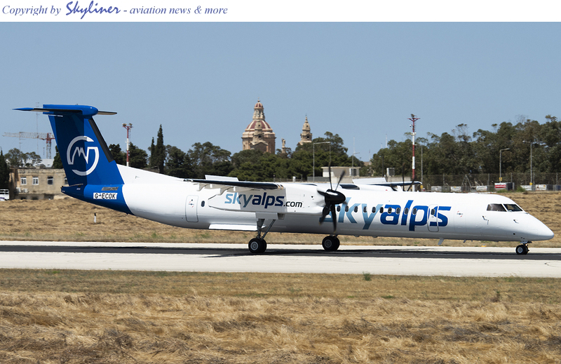 De Havilland Dash 8-400 [G-ECOK / 9H-BEL]